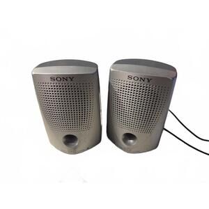 Sony SRS-P7 Passive Stereo Speaker System | Wired - Made in Thailand